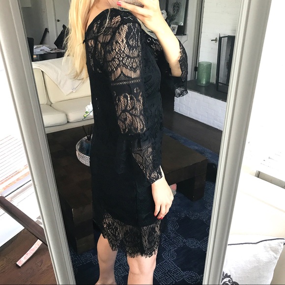 🖤 SIZE MEDIUM- BLACK CROCHET DRESS! 😍 - Picture 3 of 8